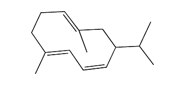 (E,Z,E)-5-Isopropyl-1,7-dimethyl-1,3,7-cyclodecatriene